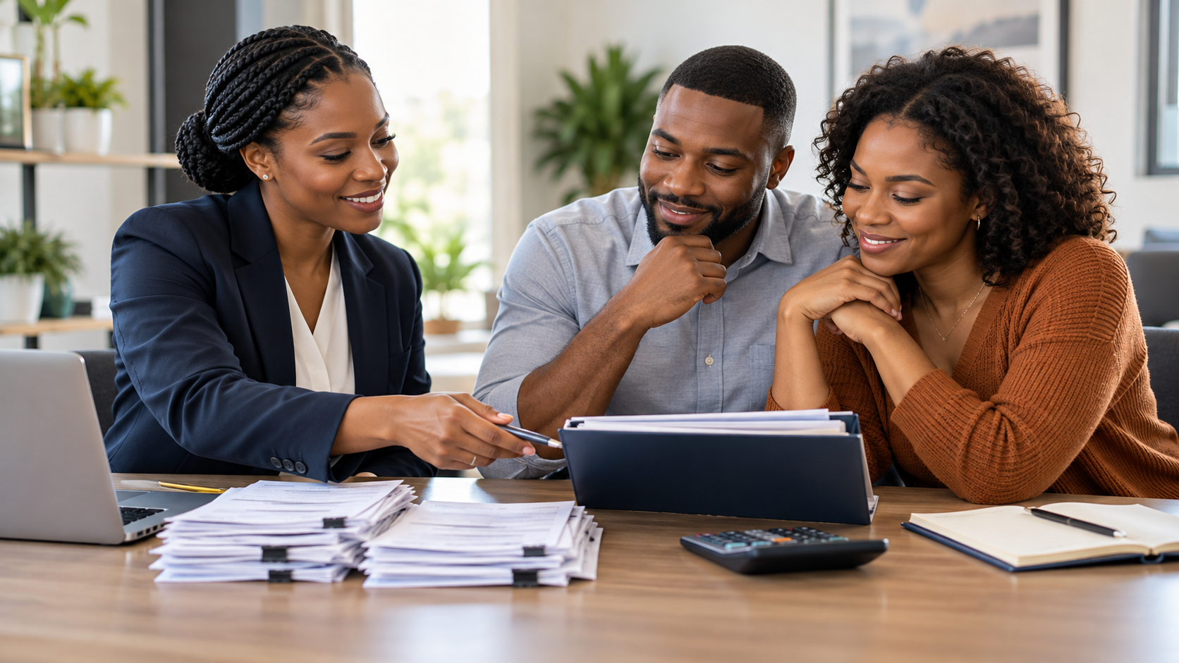 Organised financial documents for debt consolidation